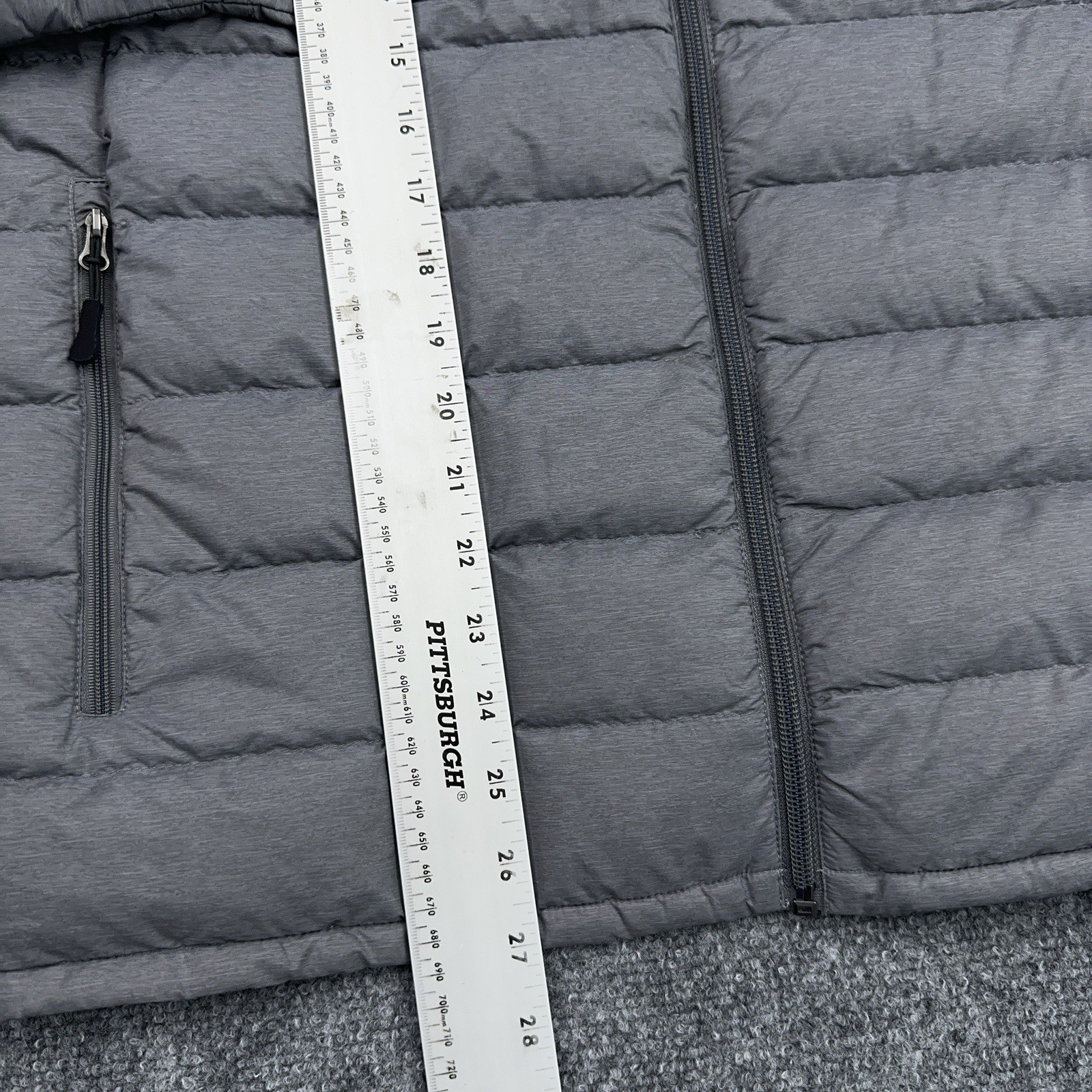 32 Degrees Heat Down Puffer Jacket Men’s Medium Full Zip Lightweight Insulated