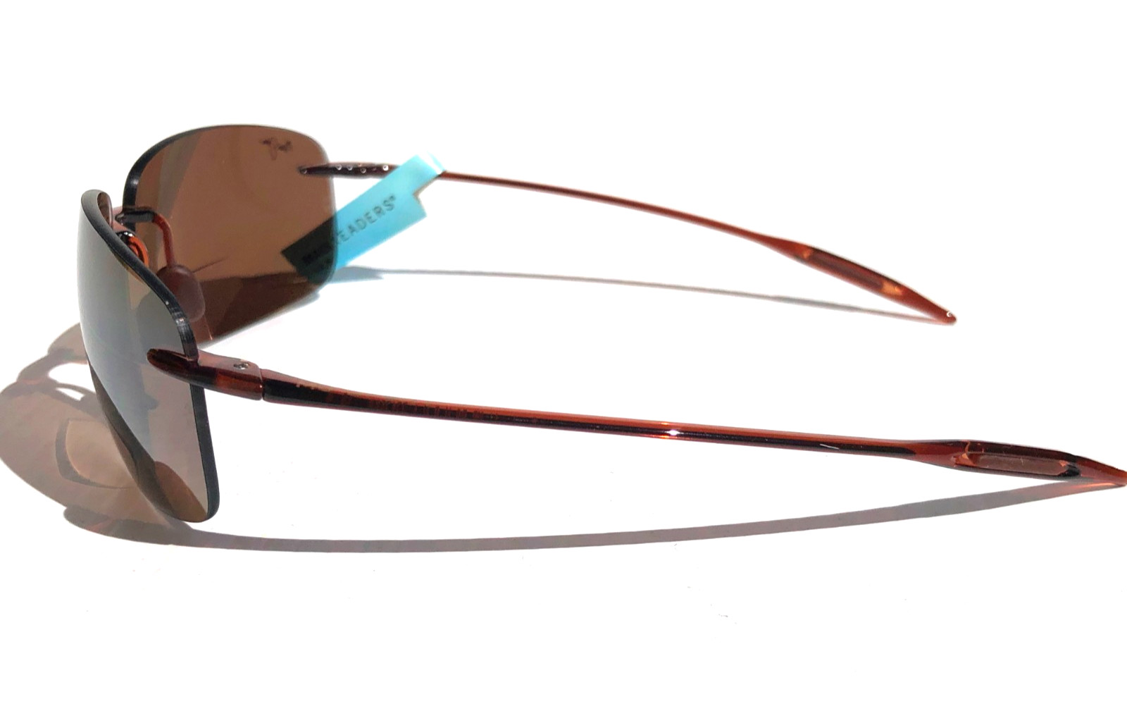 Maui Jim BREAKWALL Rootbeer POLARIZED HCL Bronze 2.5 READER Sunglass H422-2625