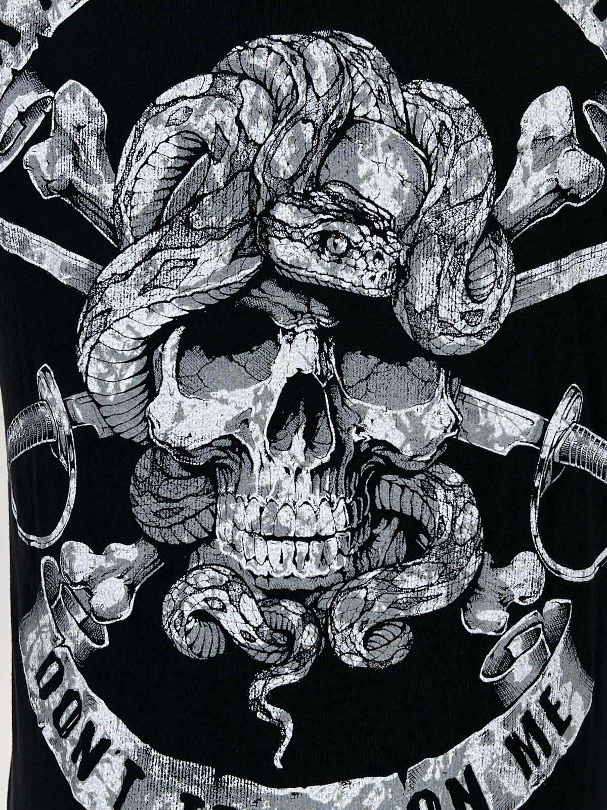 Xtreme Couture Men’s T-shirt DON’T TREAD MUSCLE TEE Sleeveless Black
