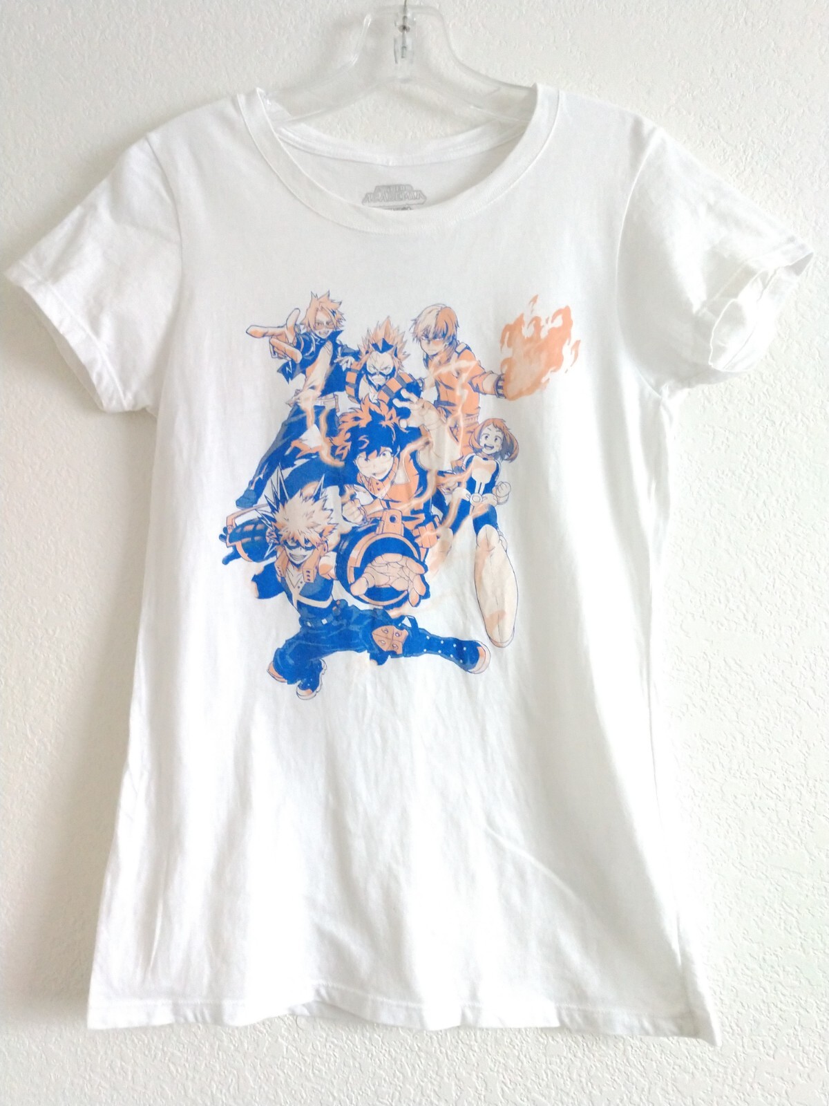 My Hero Academia T Shirt White One for All Size Juniors Medium Chest 32″