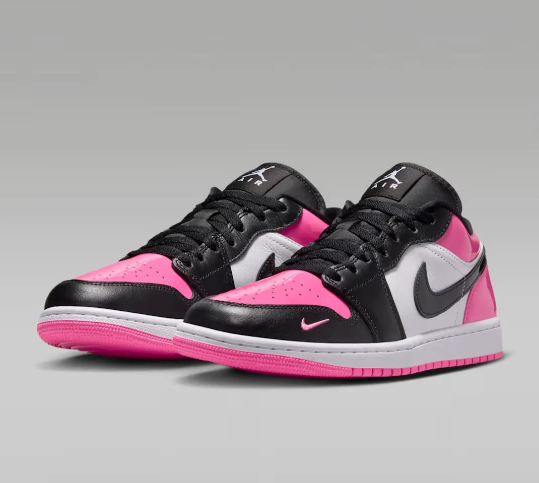 ( Size 5 – 12 ) Air Jordan 1 Low SE Pinksicle Pink White Black Women’s