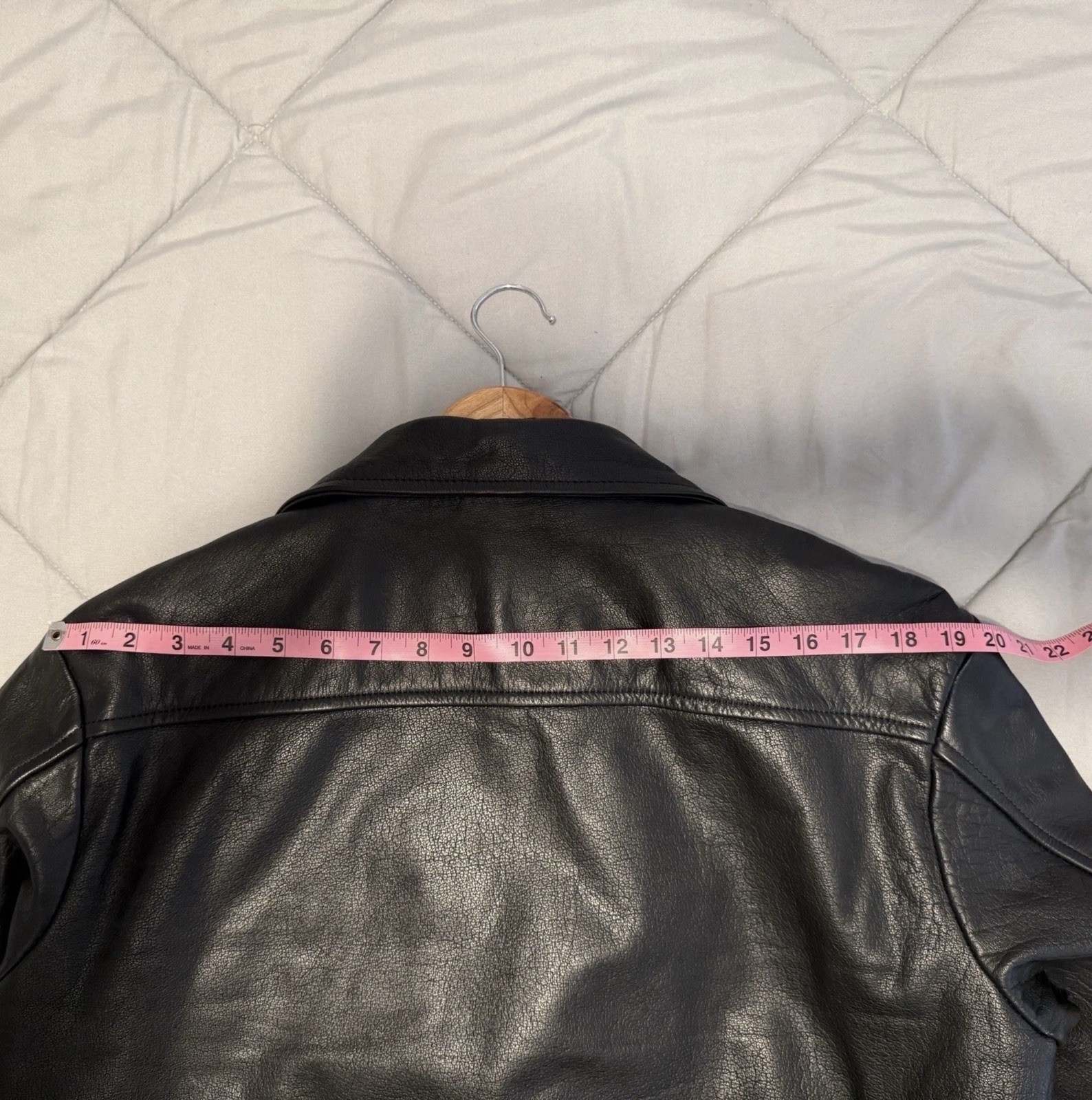 Straight To Hell (Baron) black and red Leather Jacket Red Lined Zip/Snap Size 46
