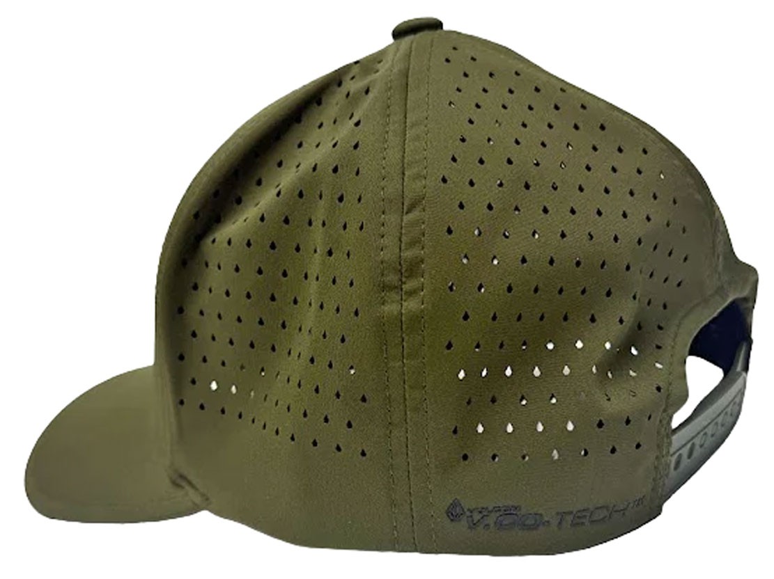 Volcom HI Vented Delta Men’s Snapback Hat – Moss – New