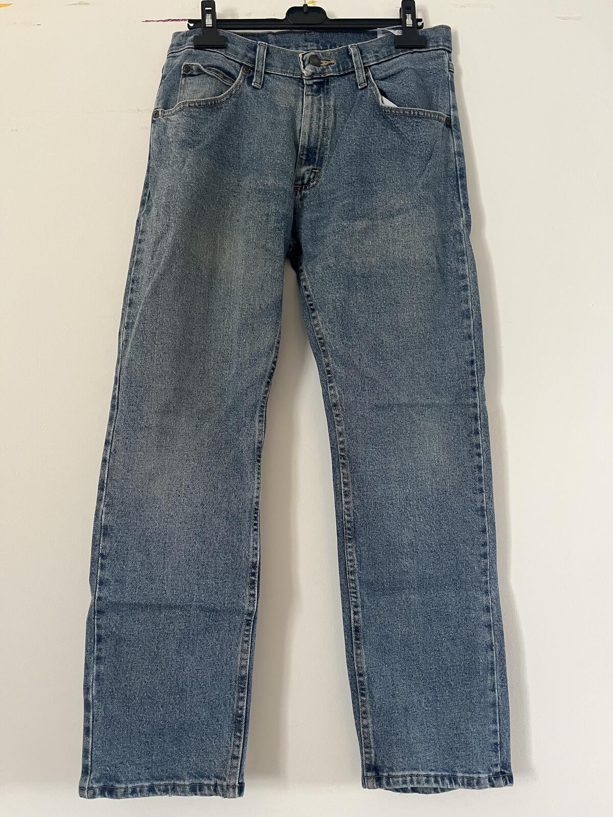 Wrangler Jean Blue Denim 31×30 Straight Leg Grade A #123