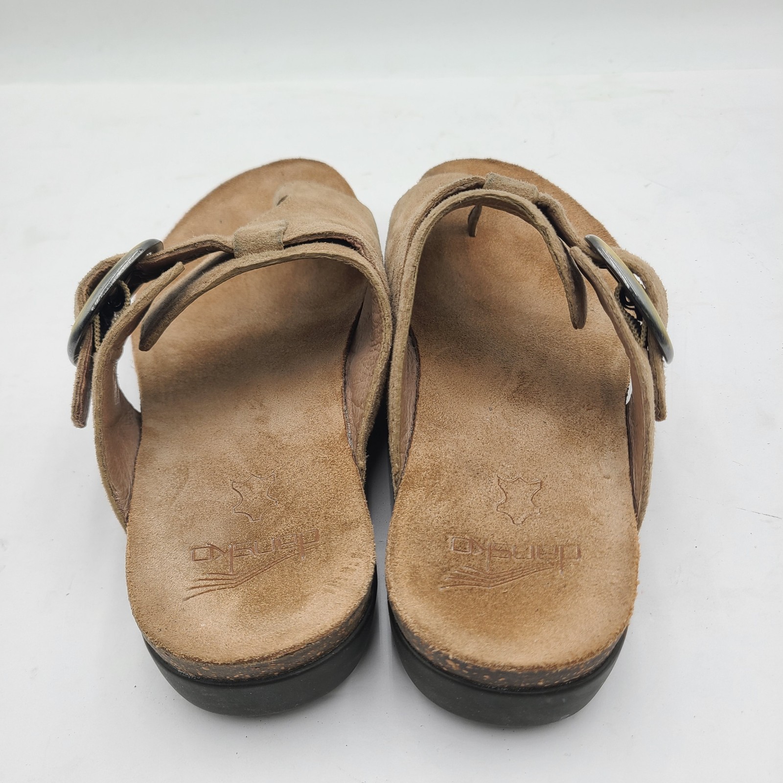 B30 Women’s Dansko Reece Adjustable Sandal – Stone Brown – Size 37 EU US 7M