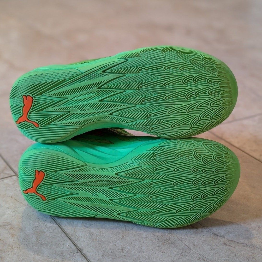 Rare Nickelodeon x Puma LaMelo Ball MB.02 ‘Slime’ Shoes Sneakers Kids 4.5