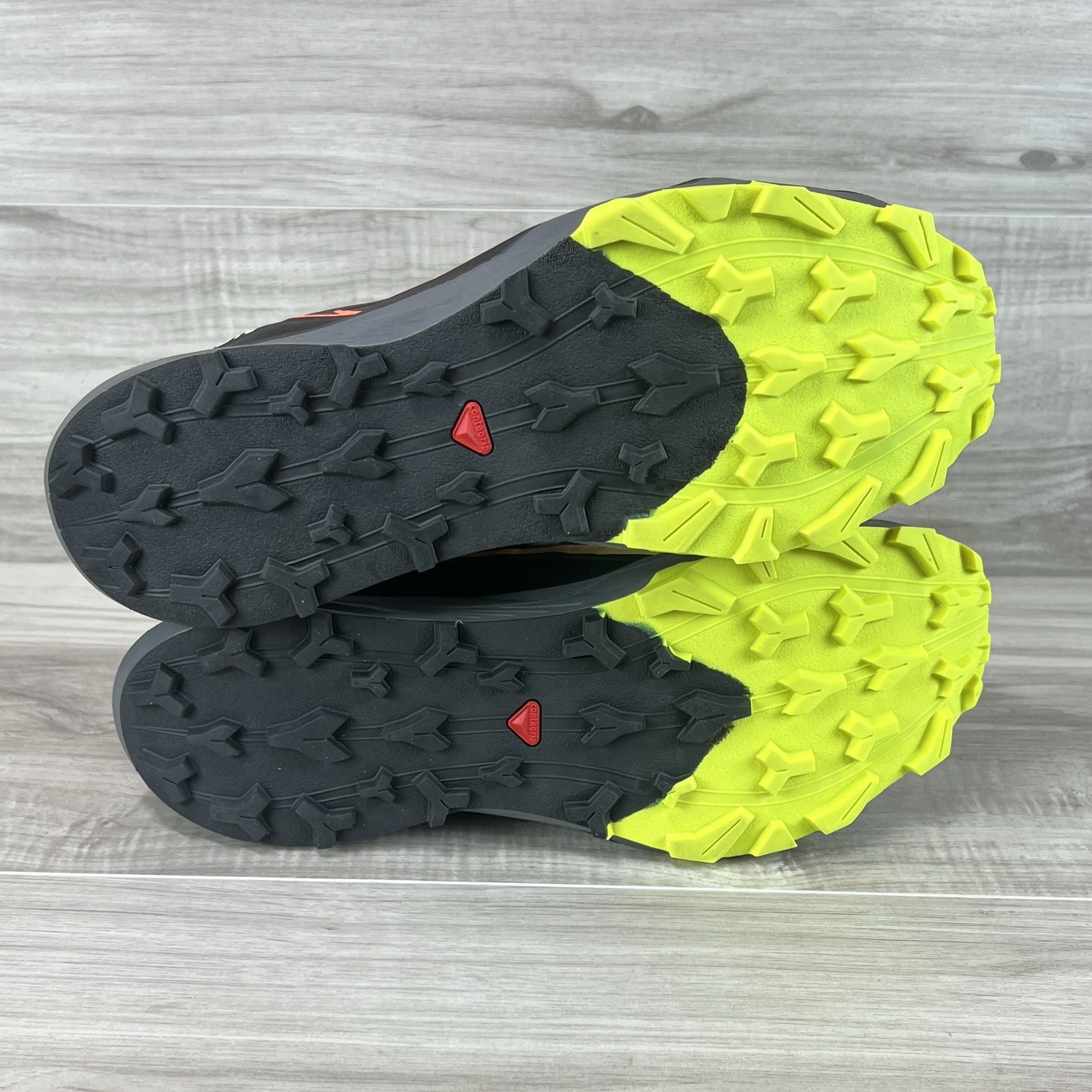 Salomon Thundercross Men’s Sz 11 Trail Running Shoe Black Yellow Orange 472954