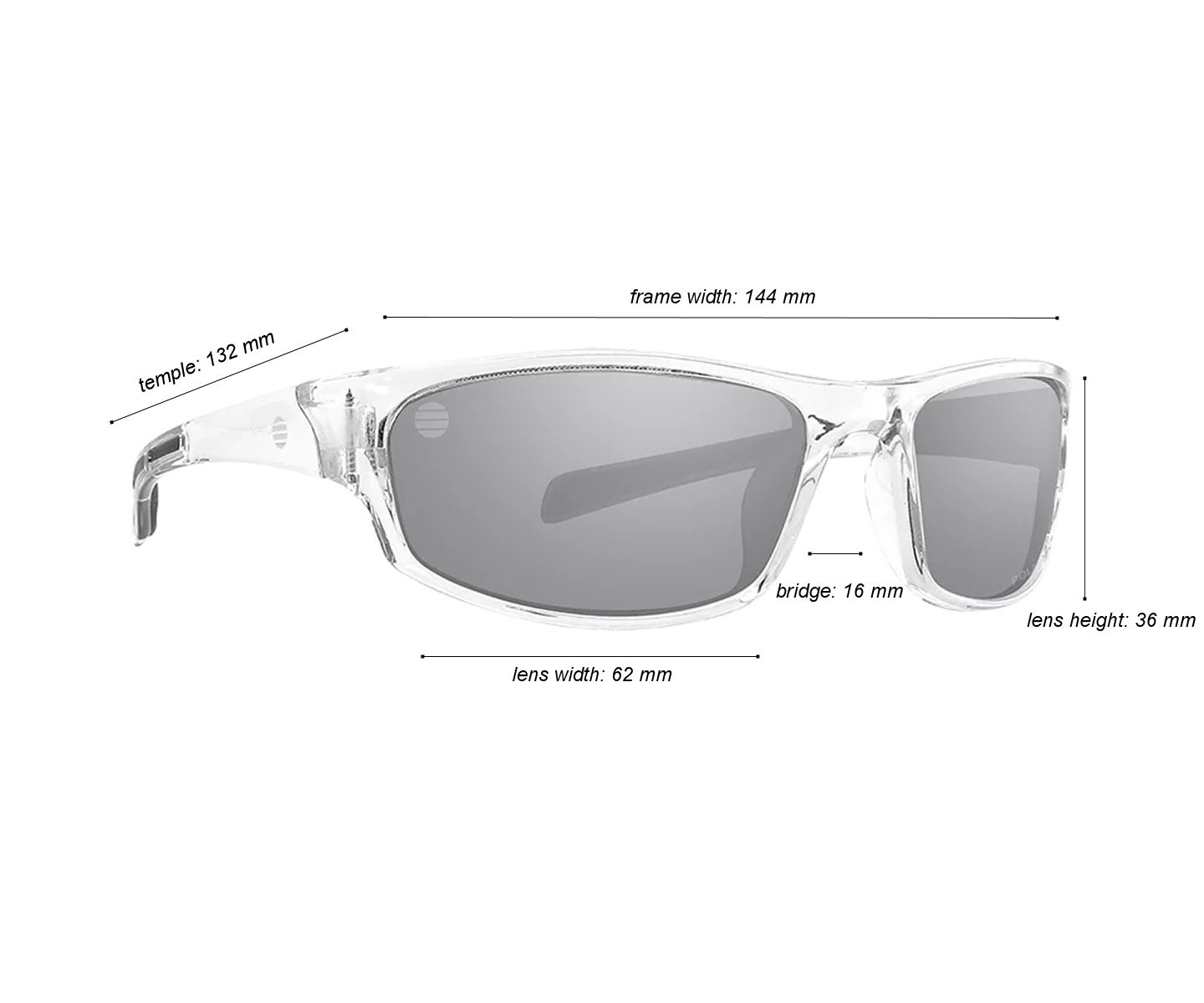 Polarized Mens Wrap Around Fashion Sunglasses Fishing Golf Running Sport Glasses