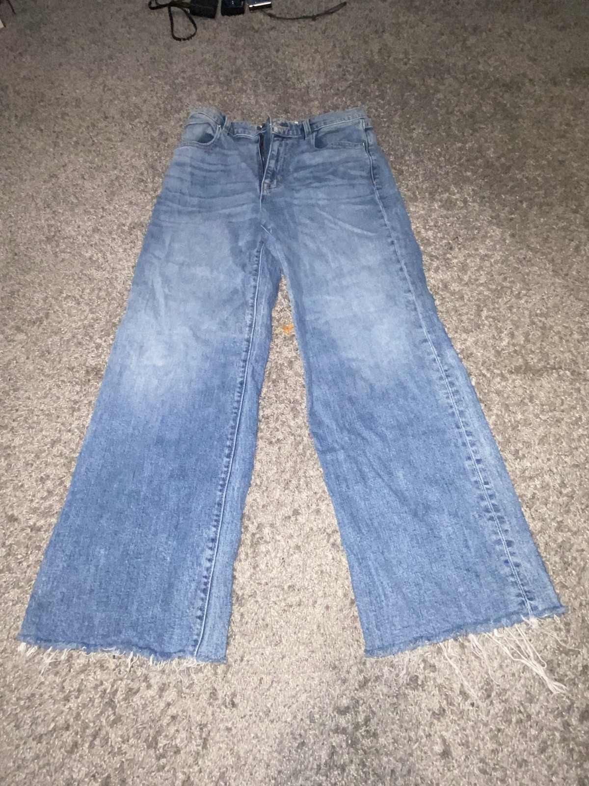 Silverlake Women’s Blue Light Wash High-Rise Wide-Leg Jeans 5-Pocket