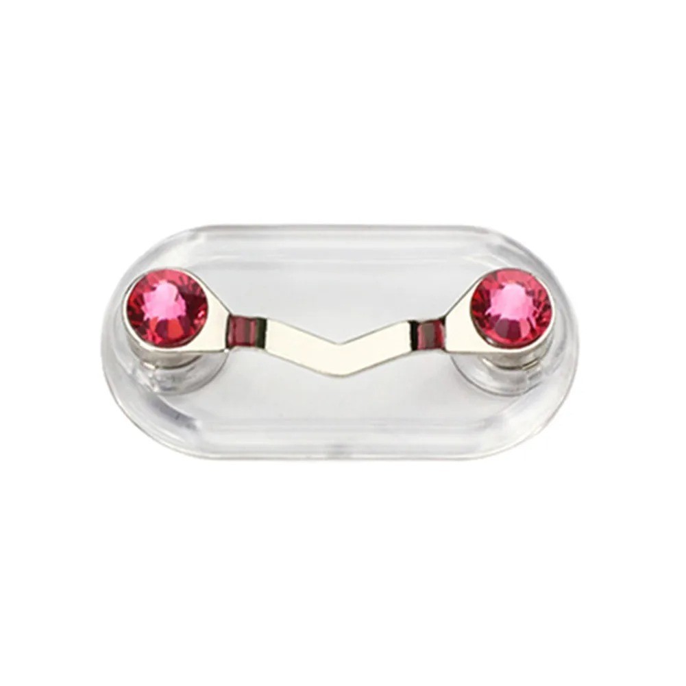 Magnetic Eye Glass Holder Spectacle Sunglasses Clip Badge Hang Magnet Hook Shirt