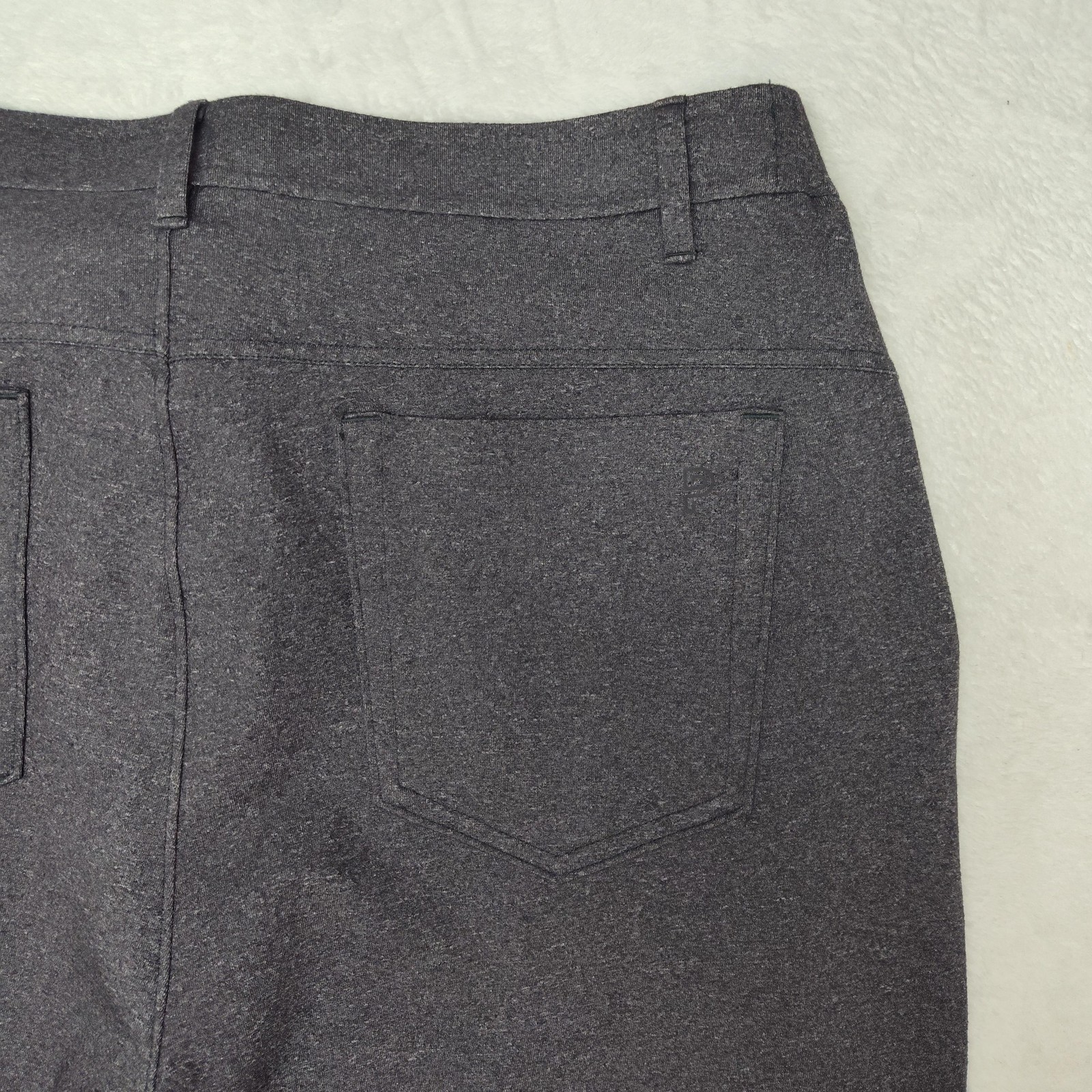Public Rec Pants Men 36×32 Gray Chino Slim Stretch Golf Tech Comfort Travel Knit