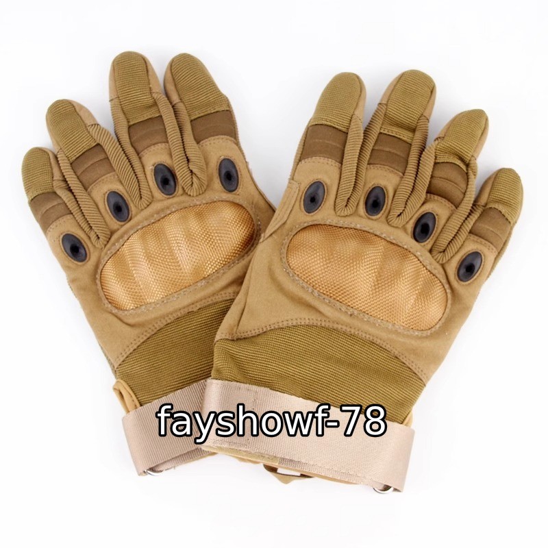 Russian Special Forces Tactical Outdoor Wear-resisting Carbon Fiber Gloves 1Pair