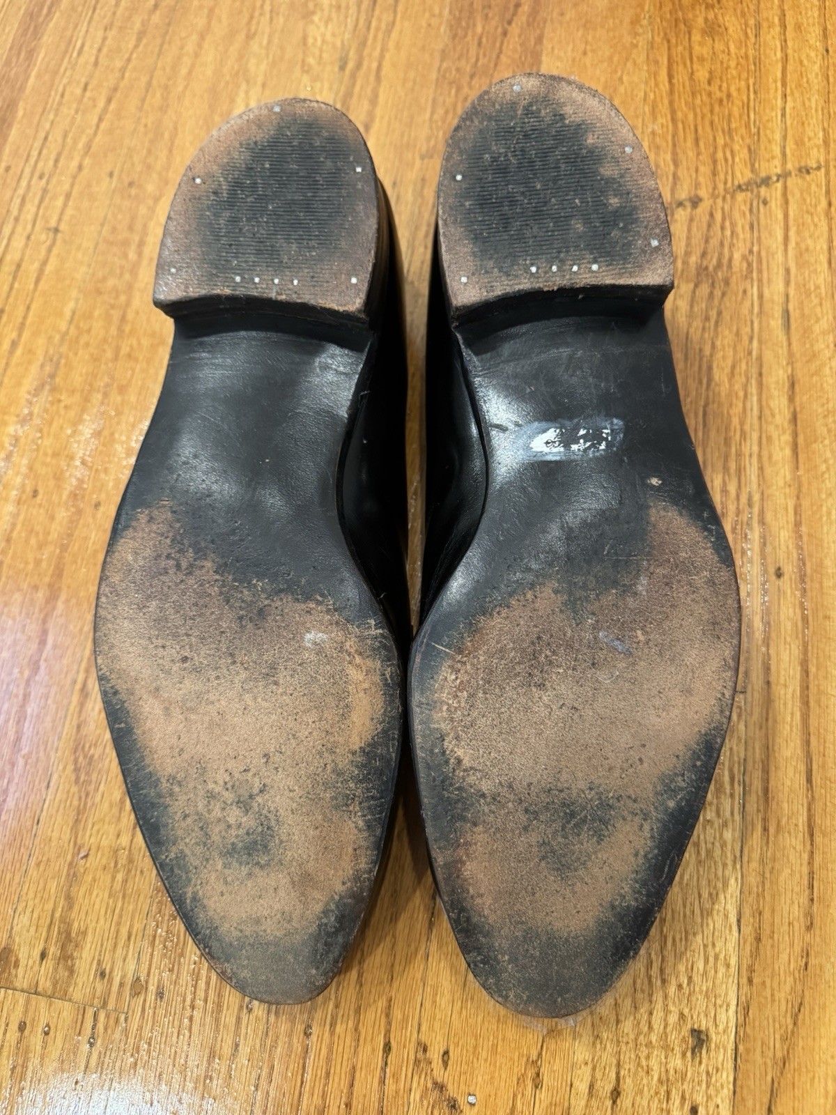 Johnston & Murphy Vintage Black Opera Shoes 12A