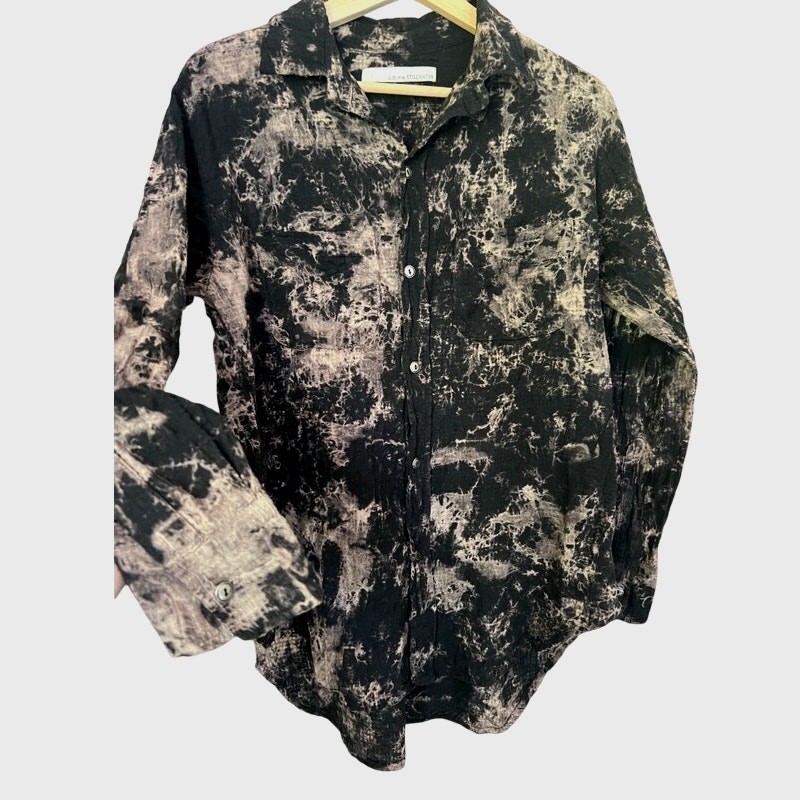 Stillwater Cotton Bleached Gauze Button-up Long Sleeve Coastal Cowgirl Size S