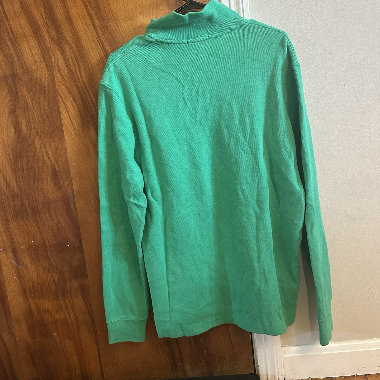 Polo Ralph Lauren Men’s 1/4 Zip Pullover Sweater (green) Medium