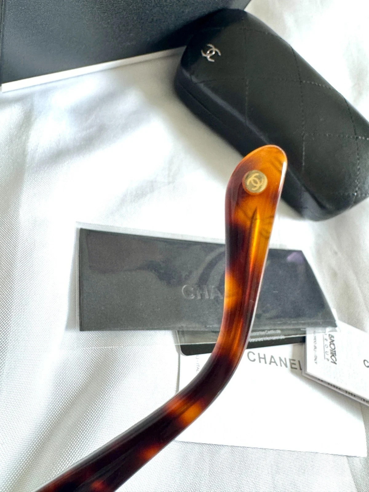 NEW CHANEL RECTANGLE SUNGLASSES 74573S Brown Tortoise