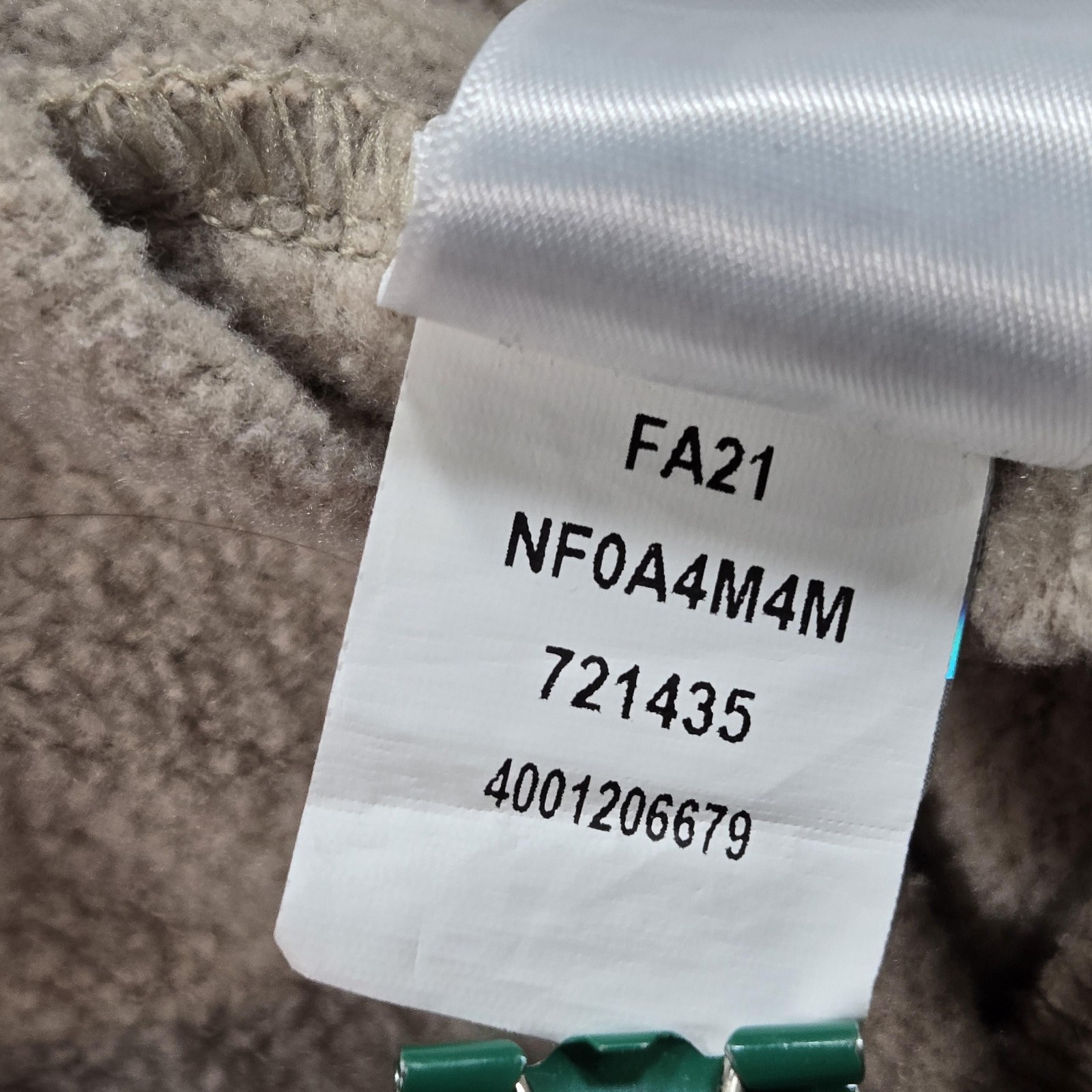 The North Face Hoodie Womens Medium Beige Half Dome Fleece Pullover NF0A4M4M
