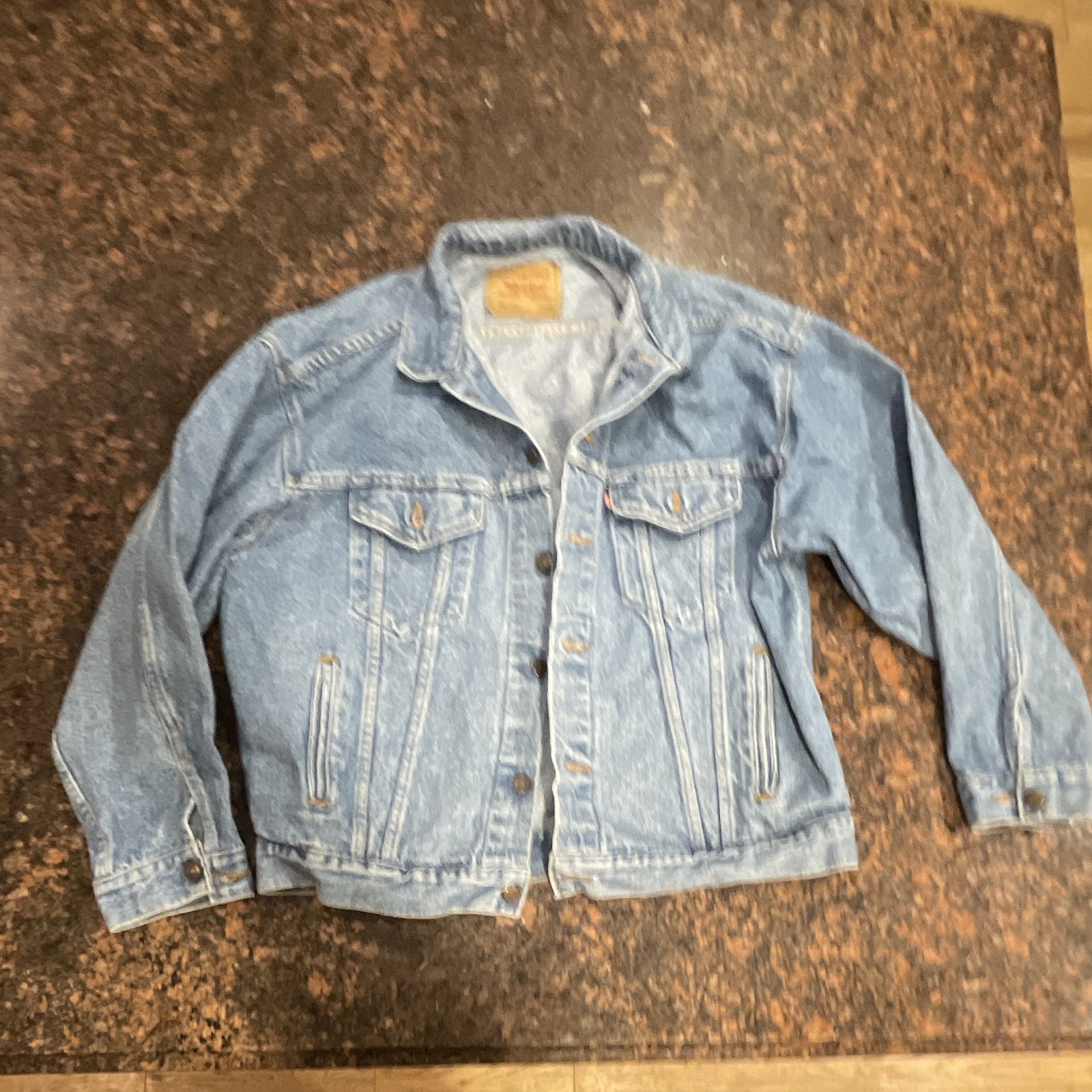 Vintage Levi’s Denim Type III Jacket Mens XL Blue 70507 4890 Trucker Made in USA