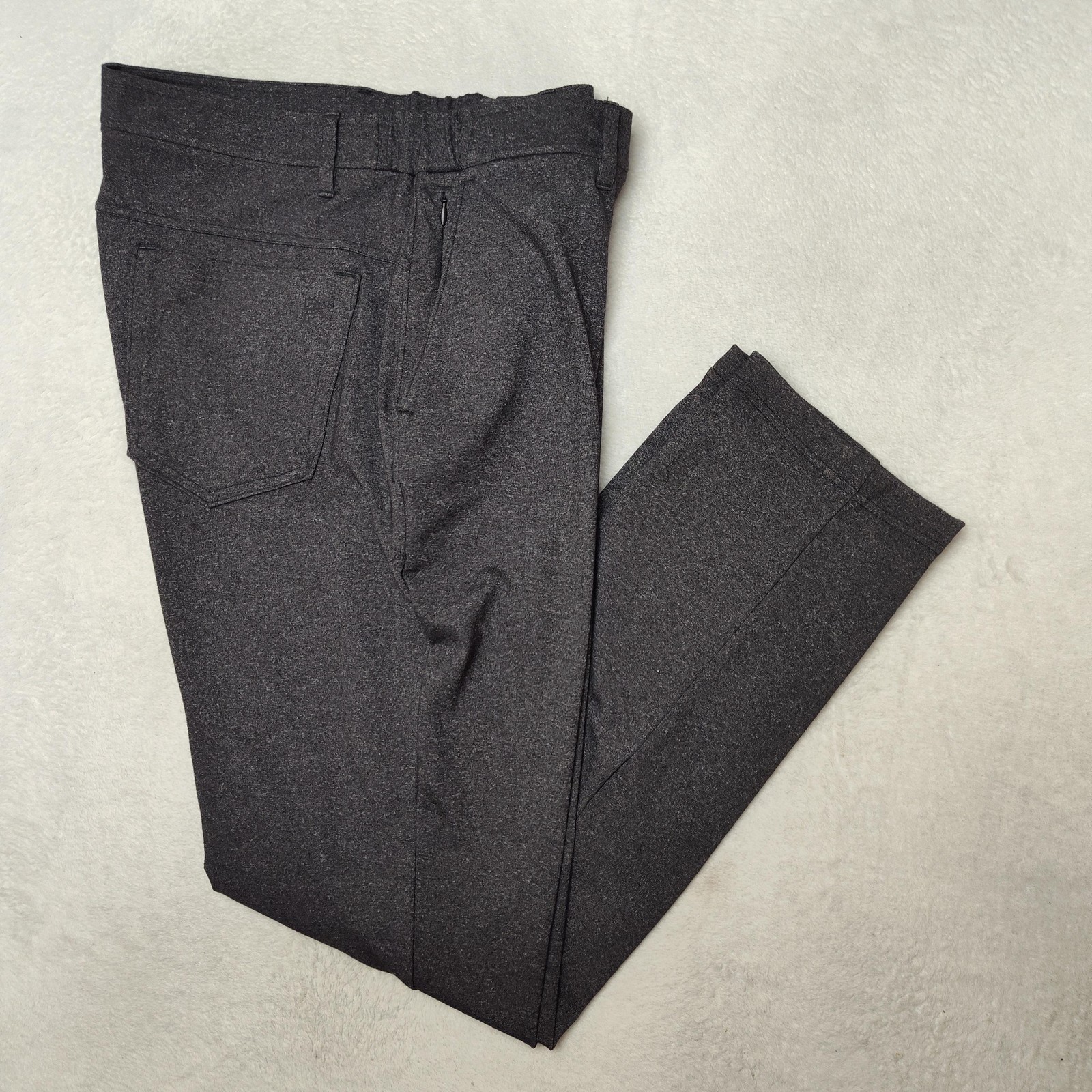 Public Rec Pants Men 36×32 Gray Chino Slim Stretch Golf Tech Comfort Travel Knit