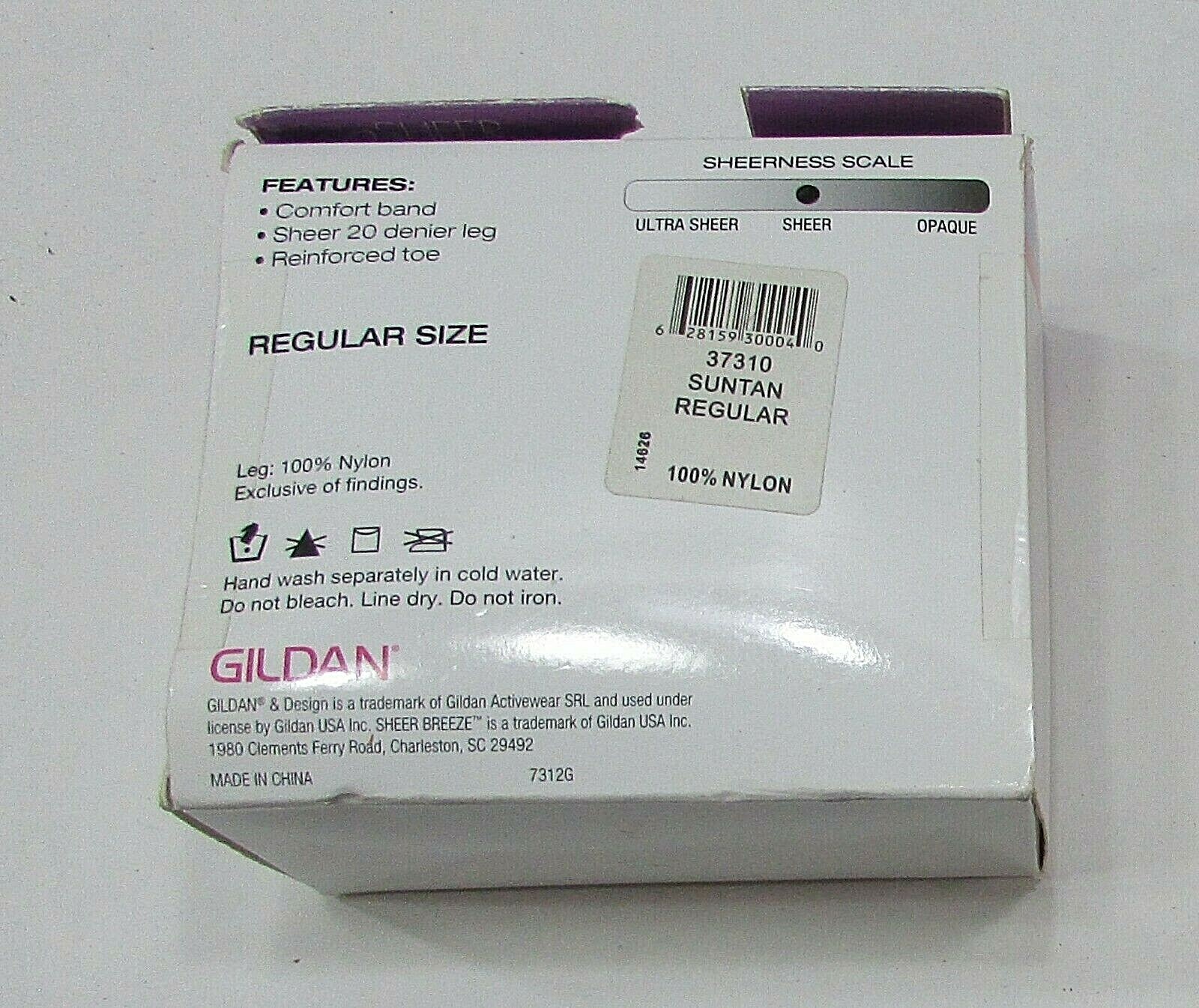 New Old 1980 Sheer Suntan Gildan 100% Nylon Regular Comfort Band 10 Pack FREE SH