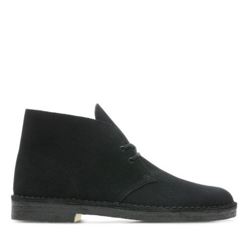 Clarks Originals Men’s Black Suede Desert Boot 26155480