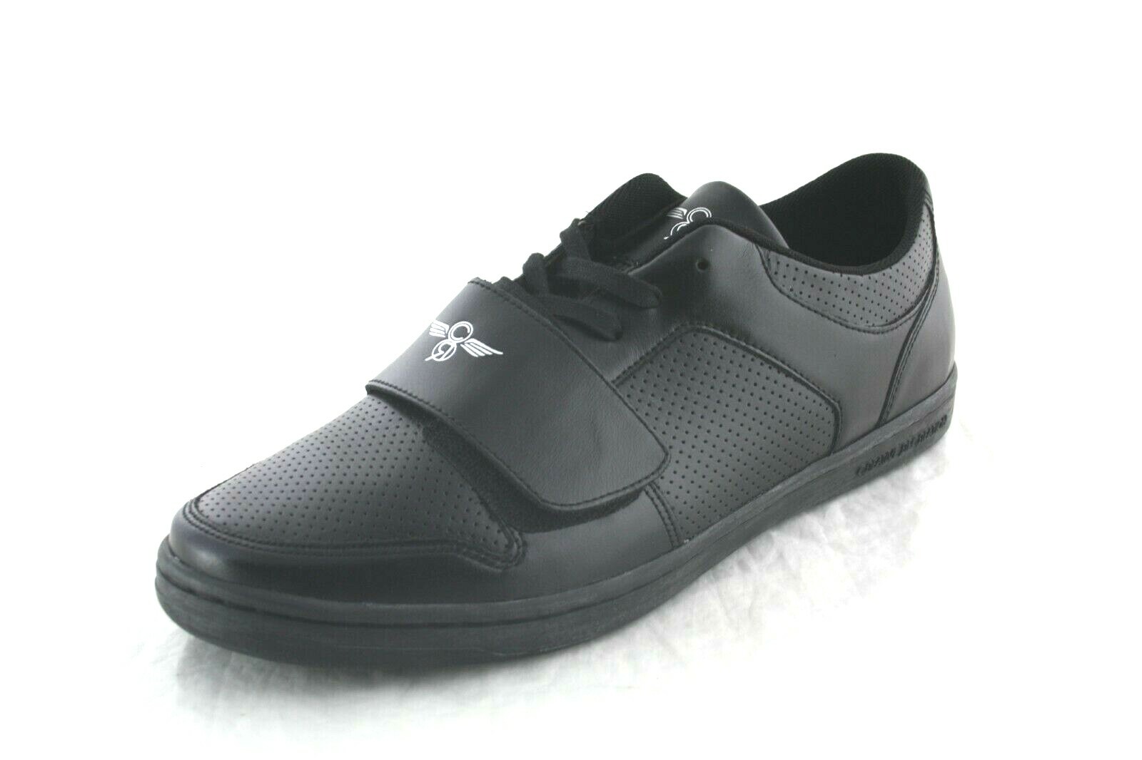 MEN’S CREATIVE RECREATION CESARIO LO BLACK/BLACK CR4LOC/BLKBK LEATHER SIZE 13
