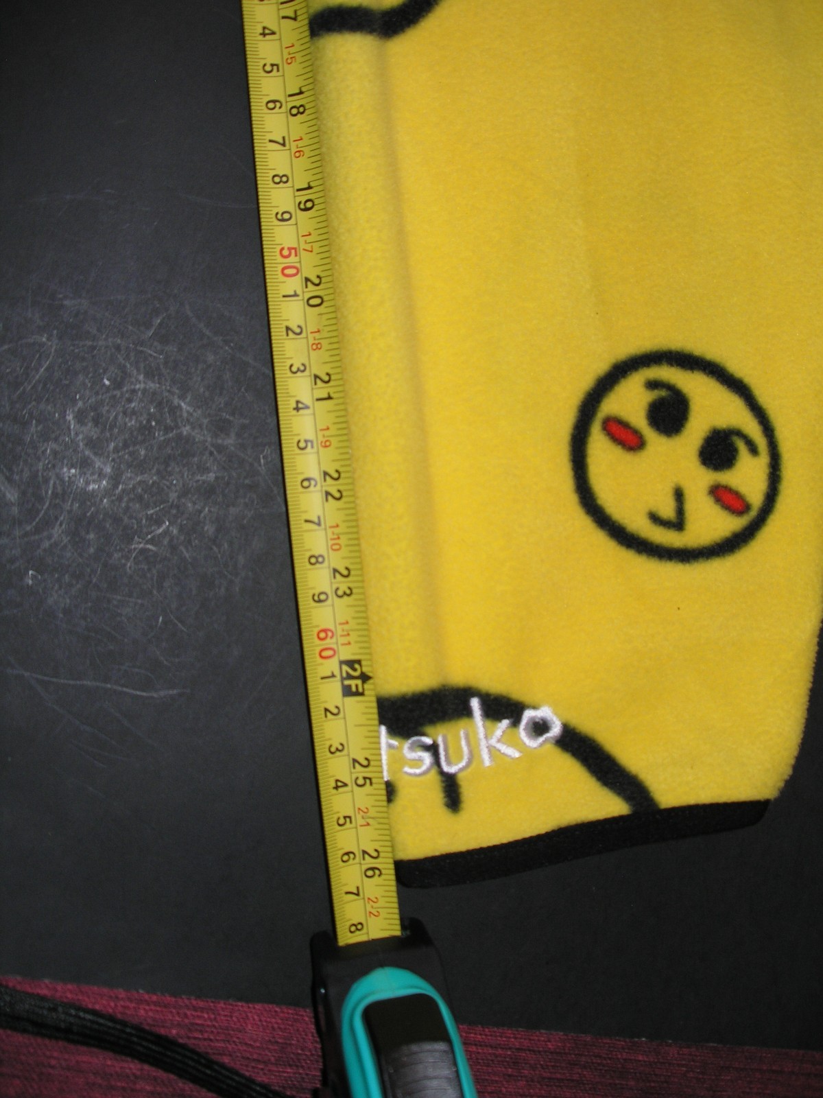 Atsuki Cowboy Bebop Ed Hack Smiley Face Fleece Jacket UNISEX XL