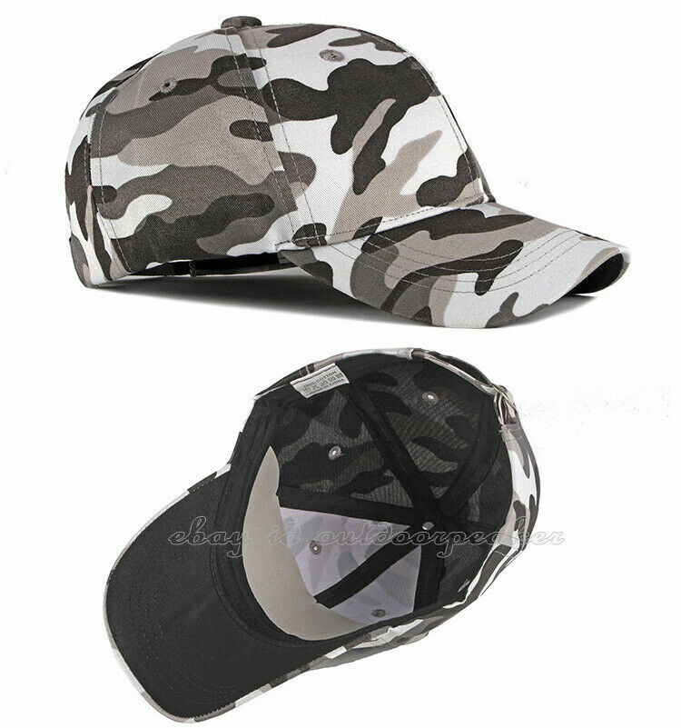 Spring Fall Men Women Camo Hat Army Baseball Cap Golf Sports Sunproof Casual Hat