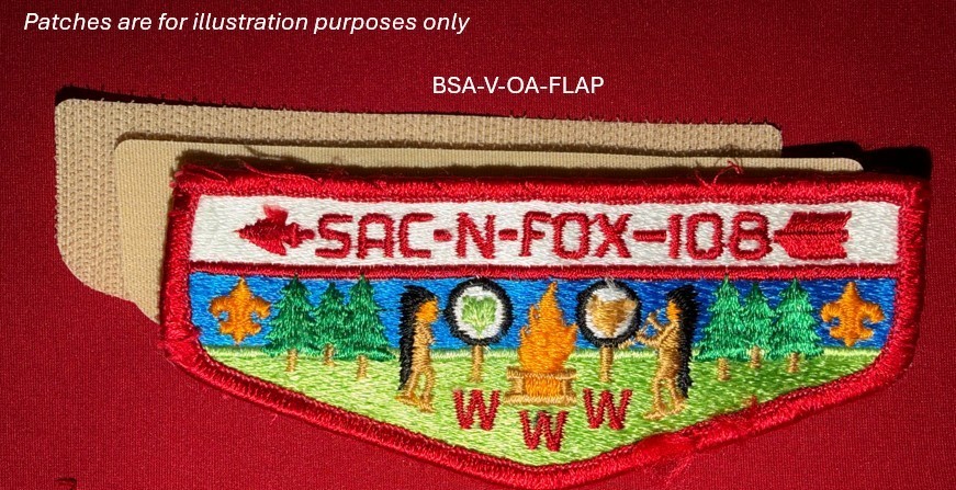 BSA | Scouting America, VELCRO® Brand, Patch Backers, Tan, Sew-On, Uniform