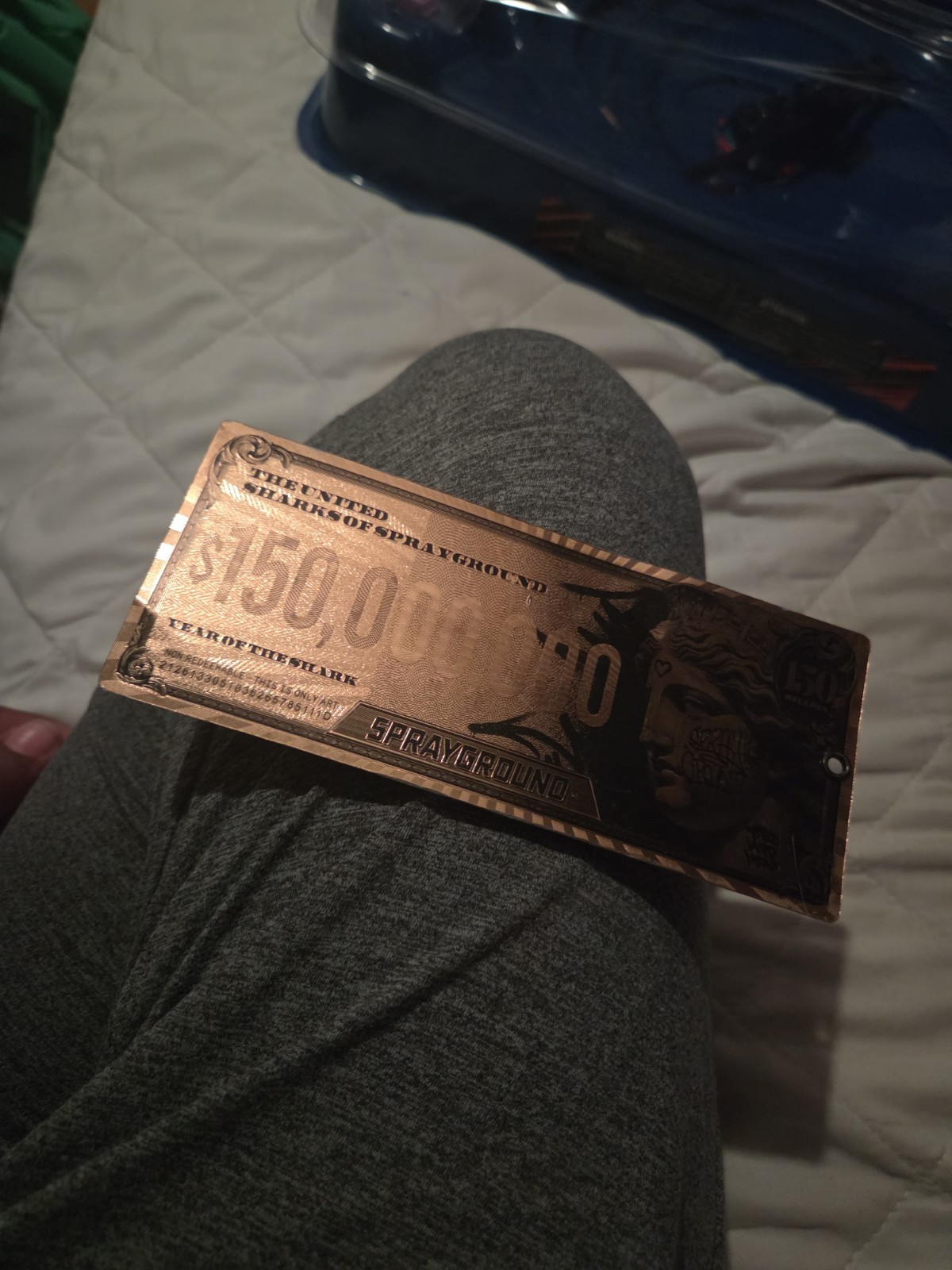 Sprayground Gold Limited Edition Tag 2019