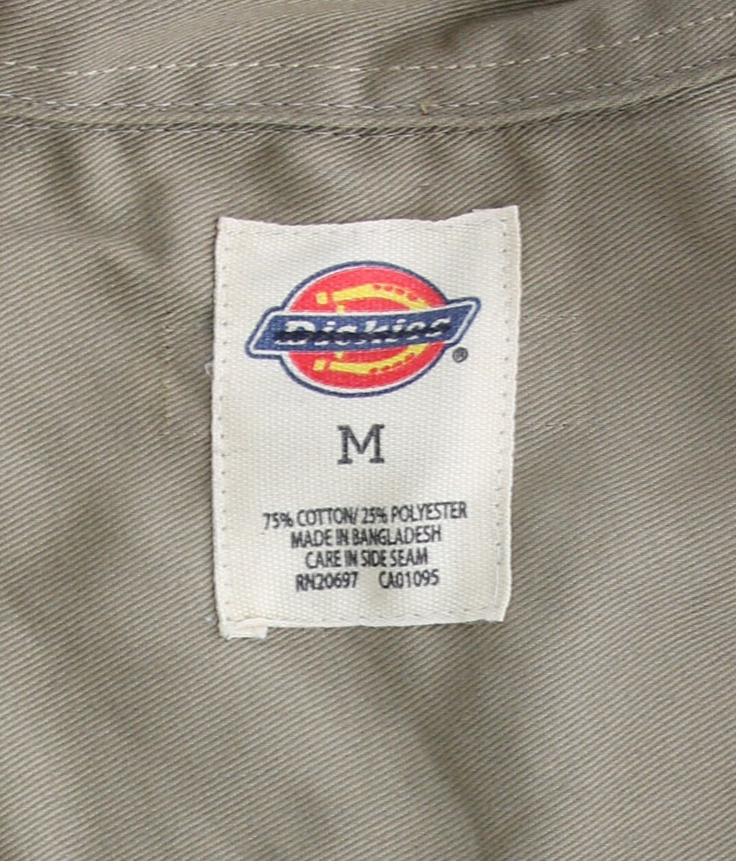 Dickies Men’s Work Shirt, Short Sleeve Button-Down Collar, Two Front Pockets