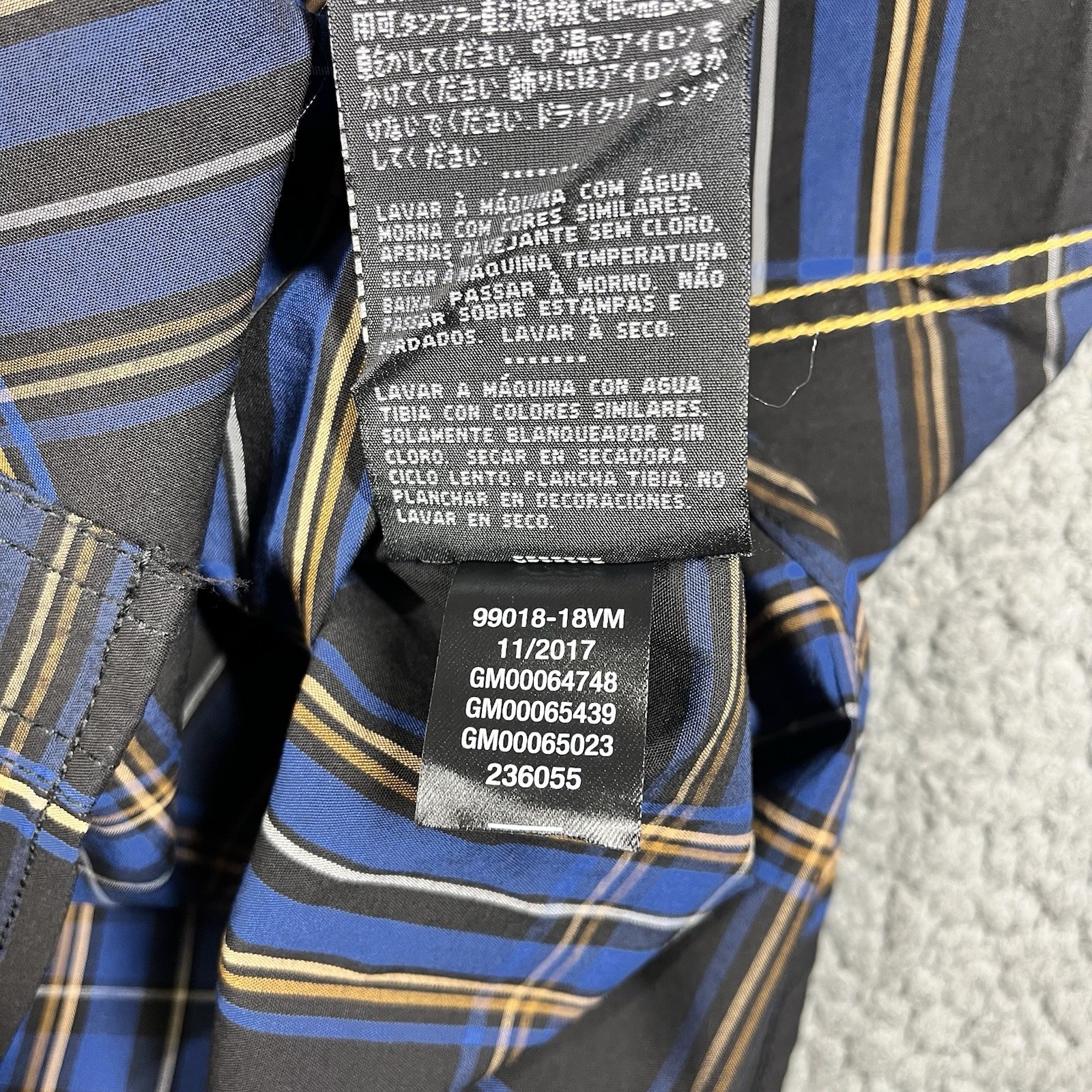 Harley-Davidson Mens Shirt Size M Blue Plaid Short Sleeve Button Down 115 Years