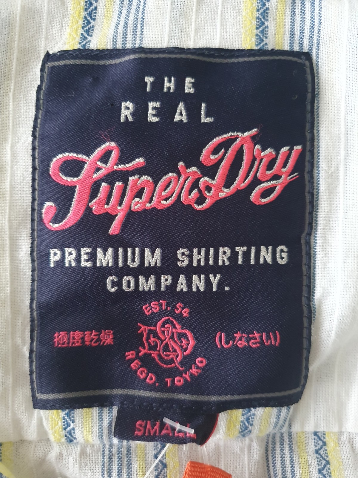 Superdry Striped Lurex Emanuelle Shirt, Women’s Size Small Brand New With Tags