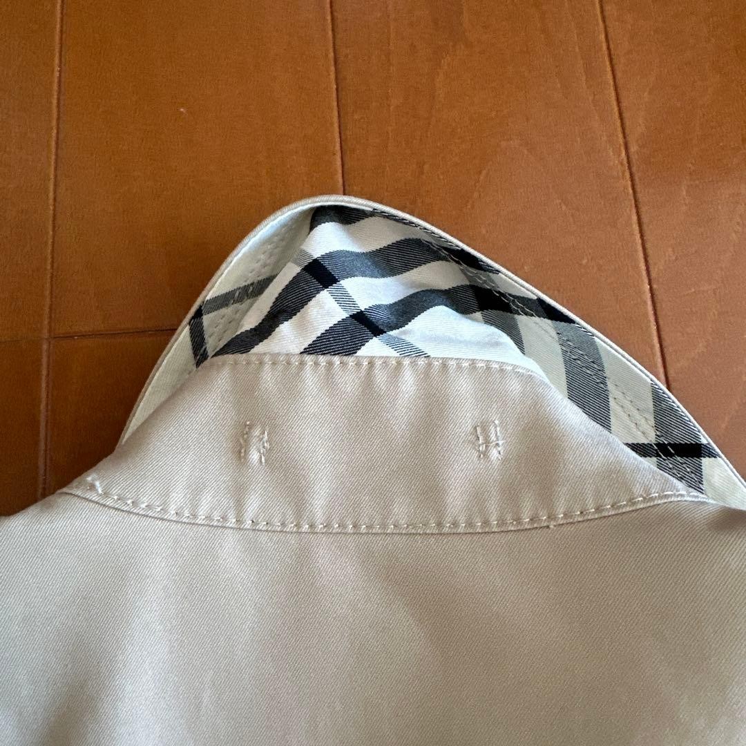 BURBERRY BLUE LABEL Beige Trench Coat Nova Check Womens Size 38