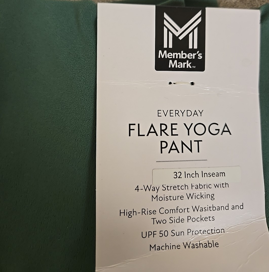 Member’s Mark Everyday Flare Yoga Pant – NWT! Variety of Colors & Sizes