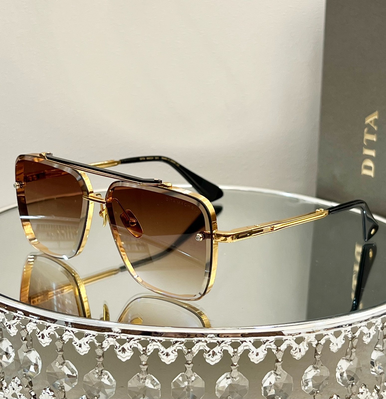 DITA Mach Six Luxury Sunglasses Unisex 61-12-140