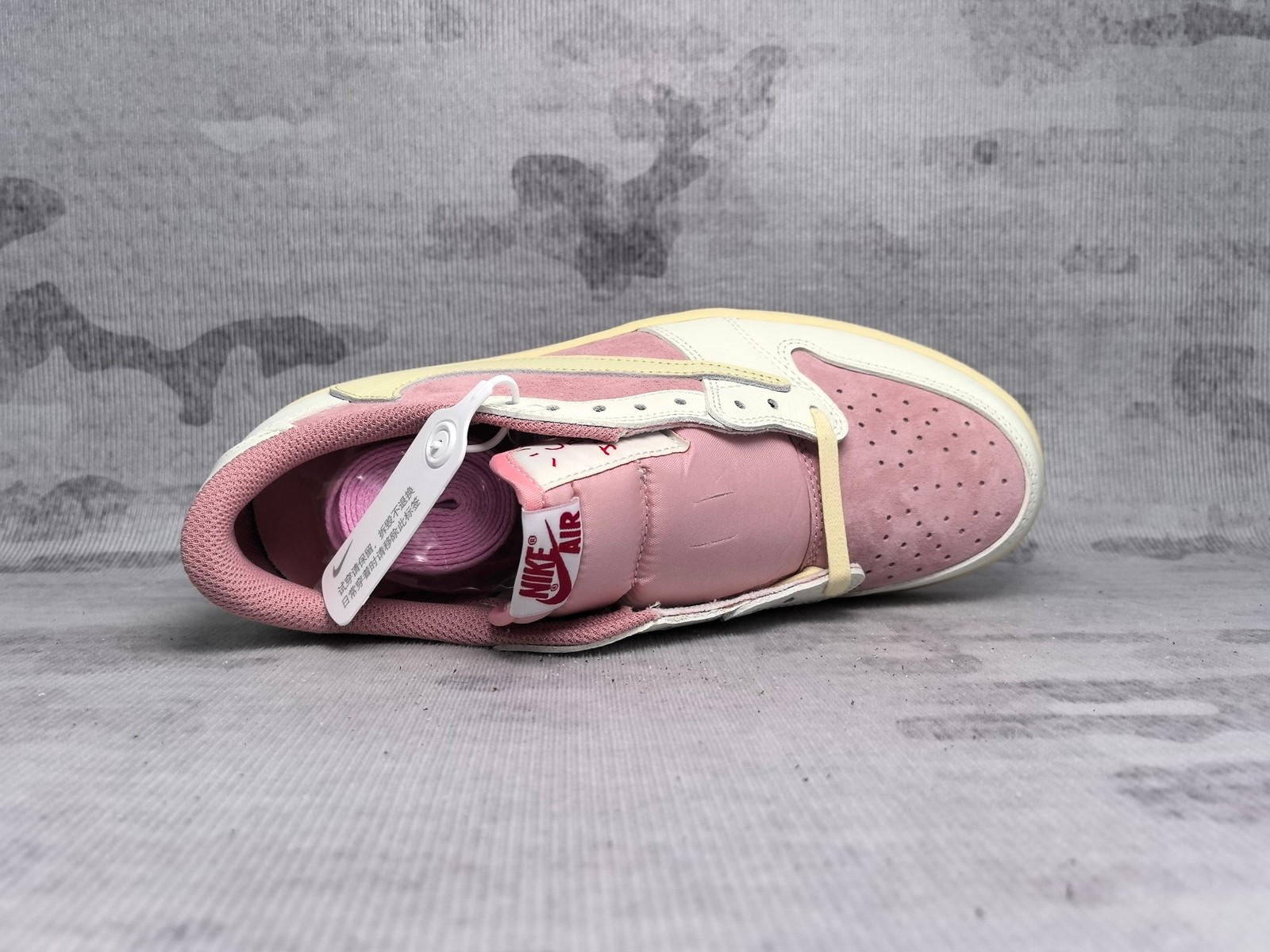 Brand New AJ1 Retro Low OG SP x Scot Pink White DM7866-600 Size 4-12