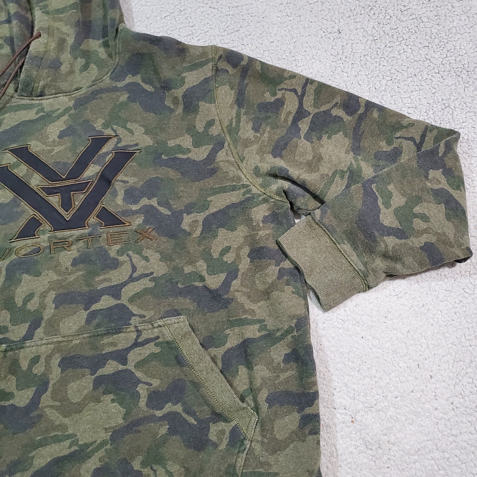 Vortex Optics Hoodie Mens Large Green Camo Pullover Sweatshirt Heavyweight