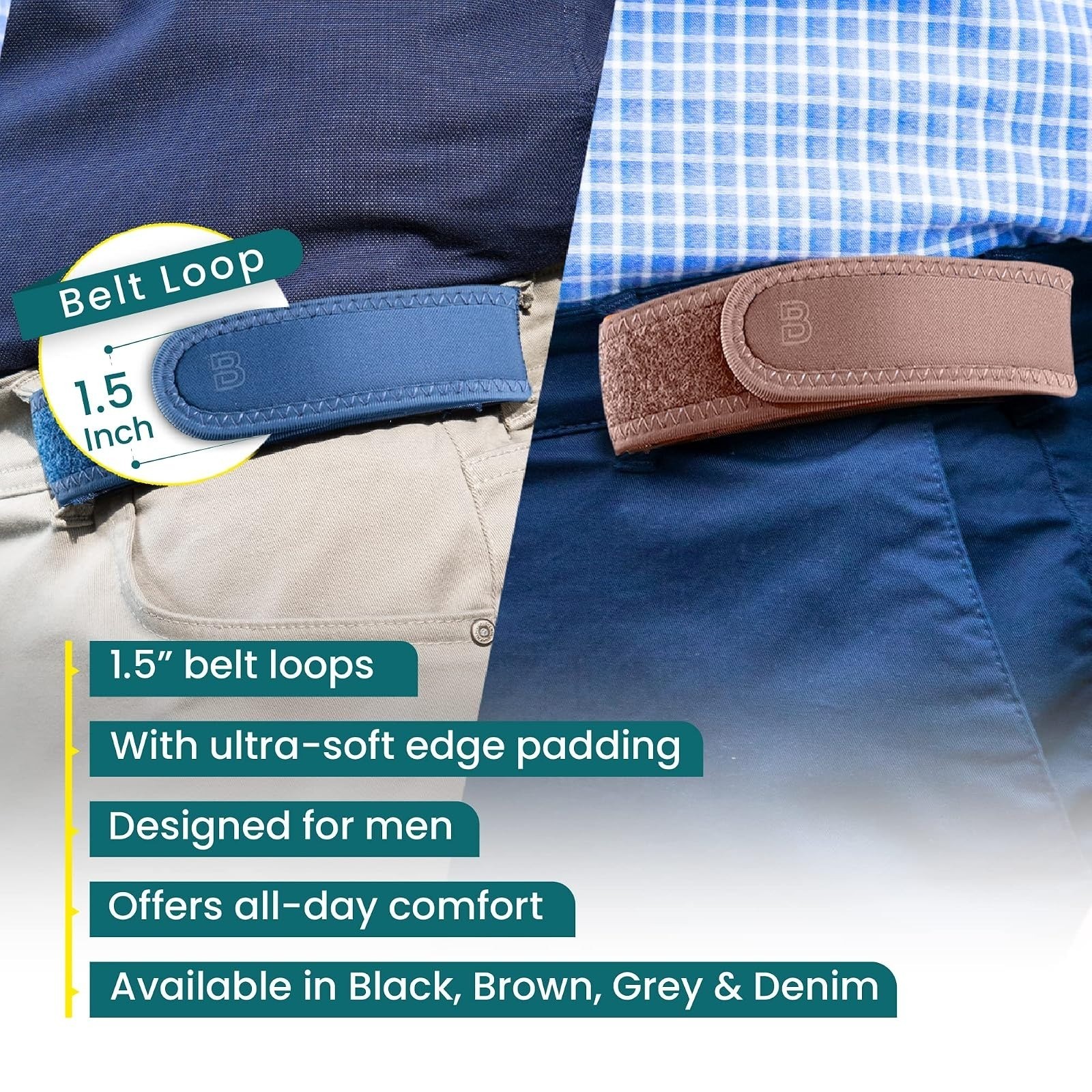 BeltBro Pro Elastic No Buckle Invisible Tactical Belt for Men & Women