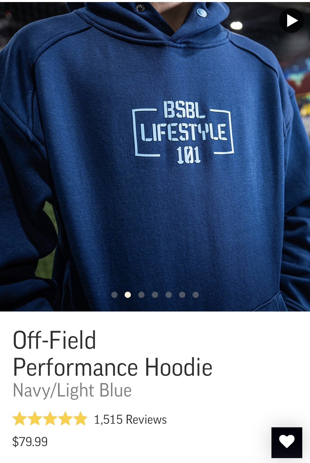 Baseball Lifestyle 101 Pro Series Off-Field Training Black Hoodie – Adult Medium