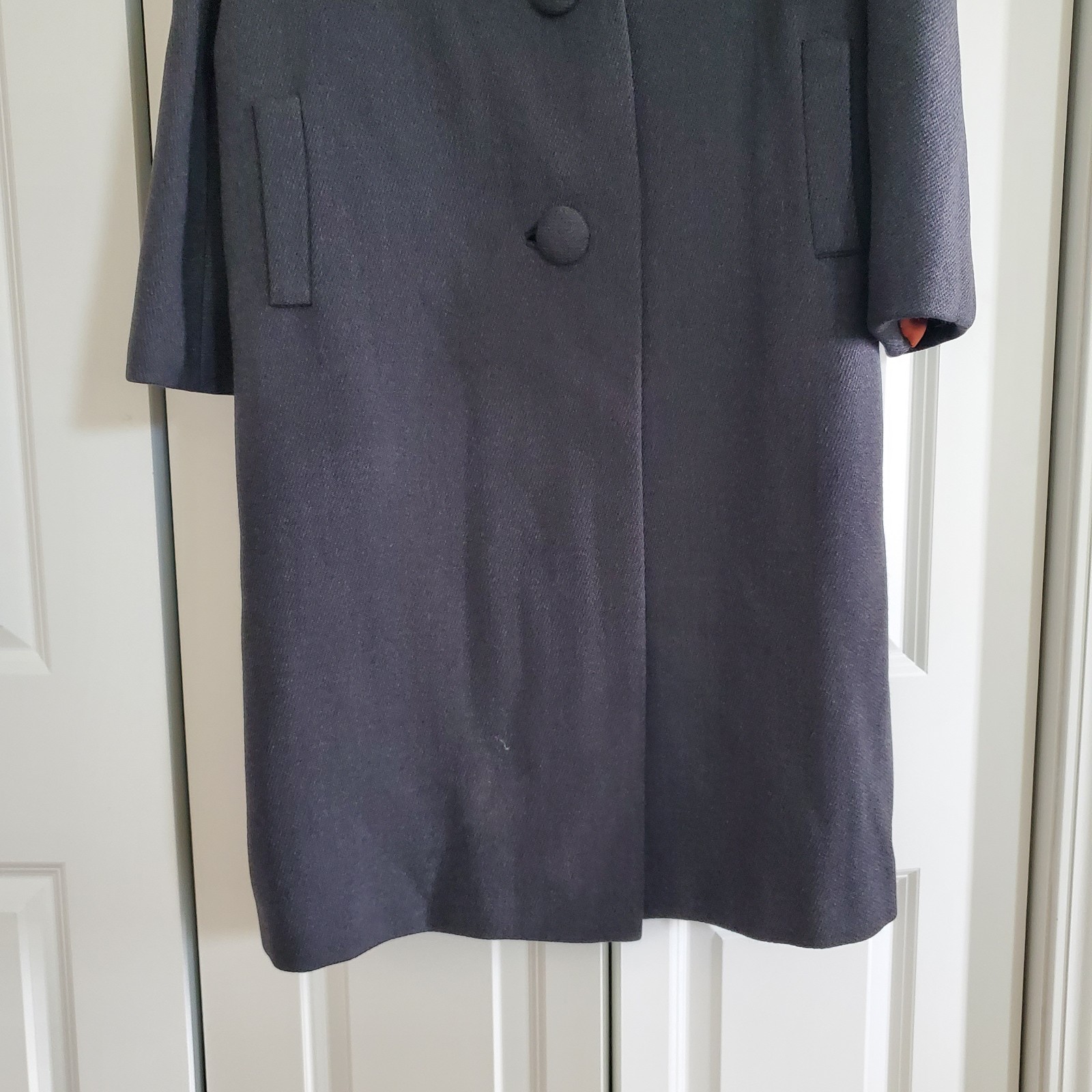 Baskin Wool Womens Coat With Fur Collar Vintage Syl-don Modes Cute Adorable