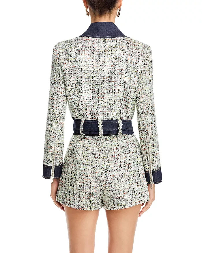 Cinq à Sept Anya Boucle Moto Jacket MSRP $425