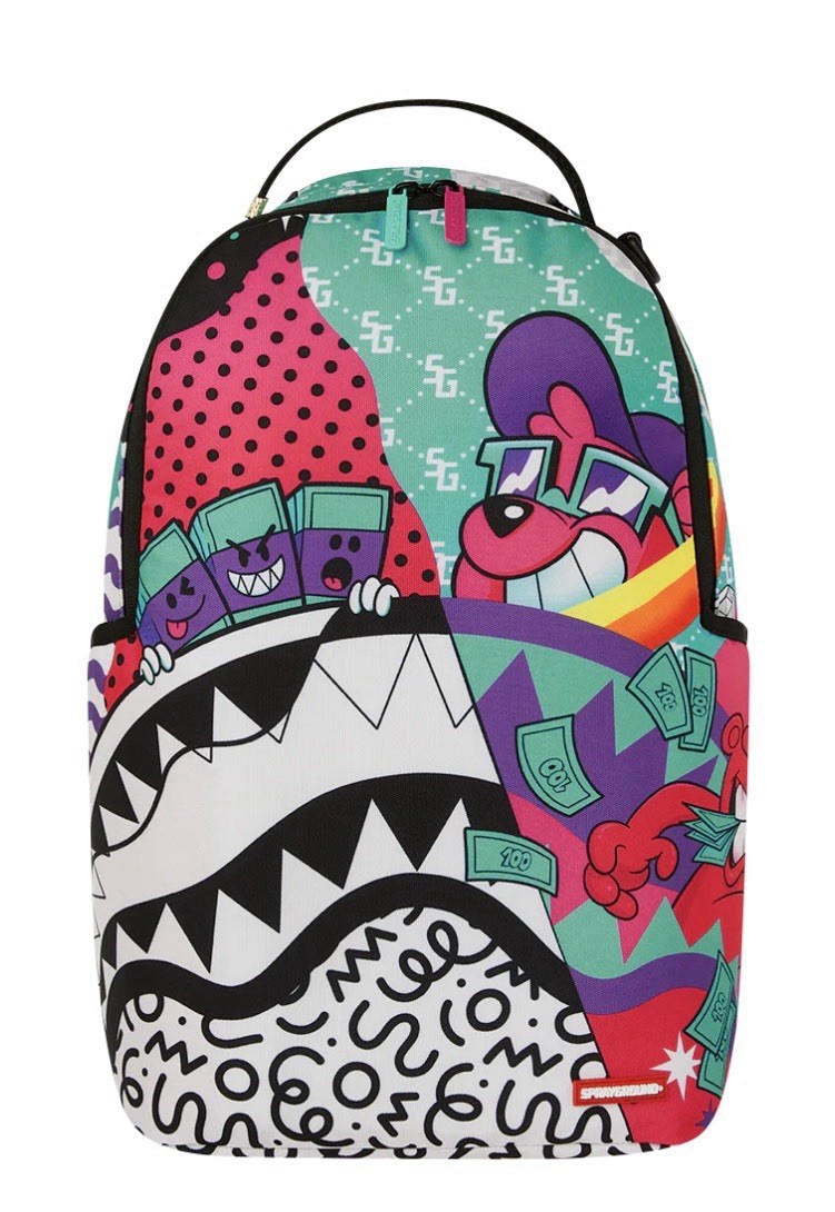 SPRAYGROUND CASH CREATIVE BACKPACK STREET ART LIMITED EDITION + TAGS SOLD OUT