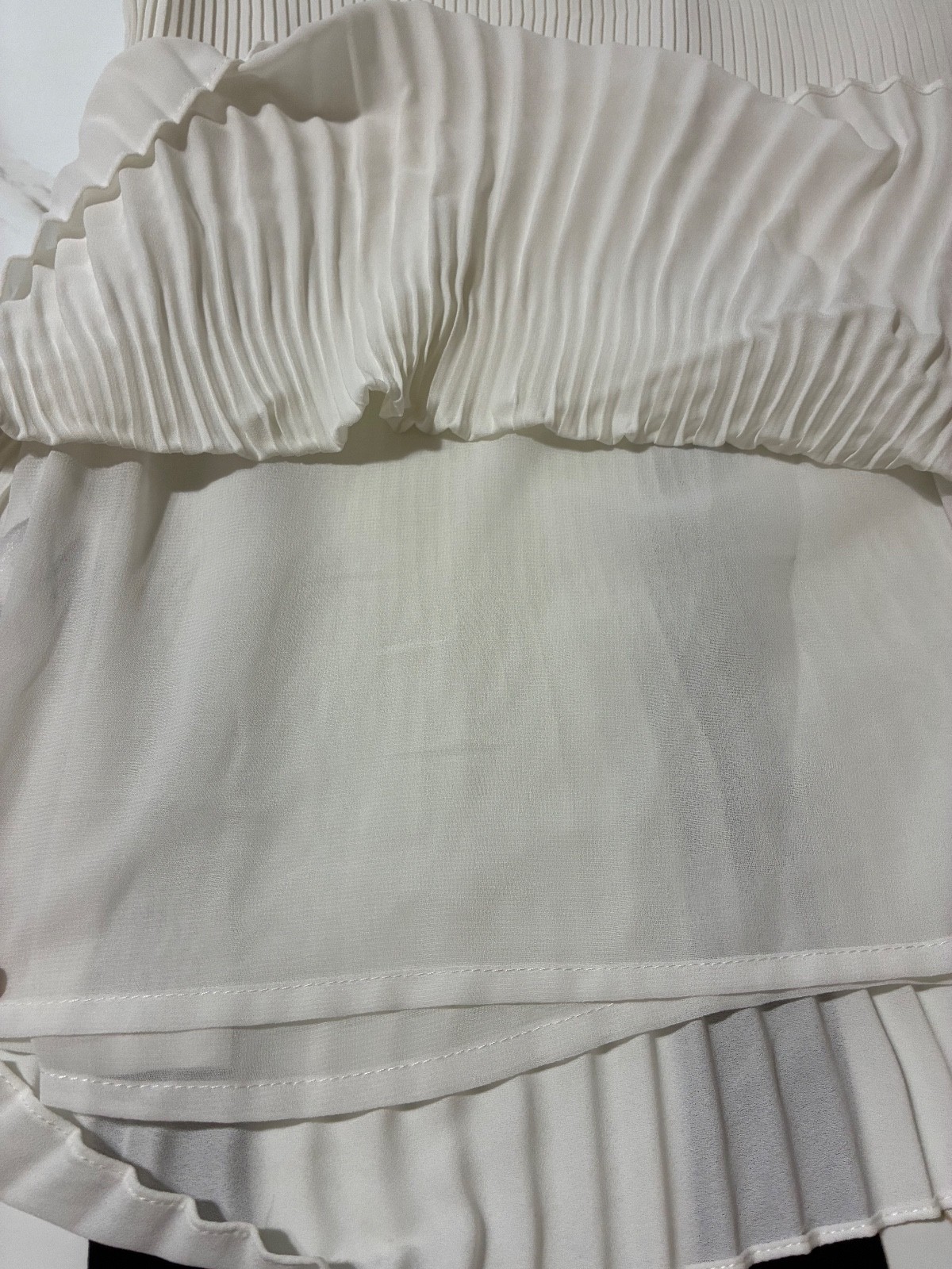 DKNY cute formal white blouse