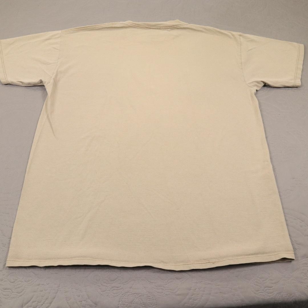 Snoopy Halfpipe Hero Sherry’s Best Shirt Mens Large Beige Colorado Tee Snowboard