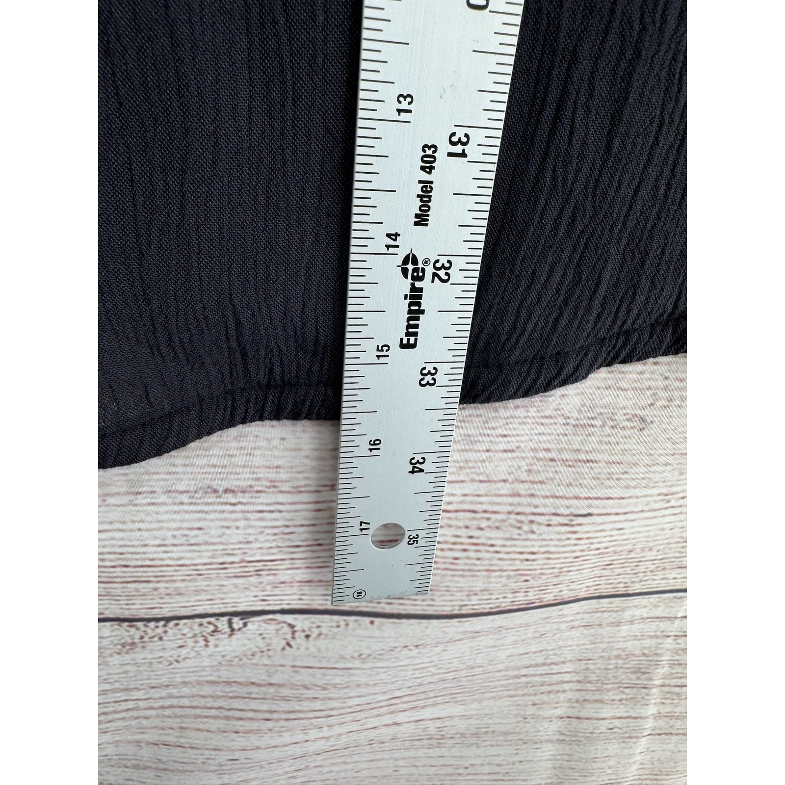 prAna Organic Cotton Button Down Tunic Shirt Womens Medium Black Stretch Pockets