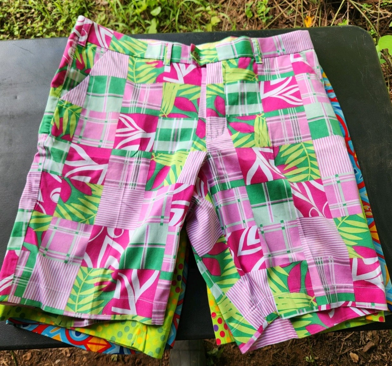 3 Pair Mens Loudmouth Golf Shorts Cotton/spandex Sz 38 All Of Them