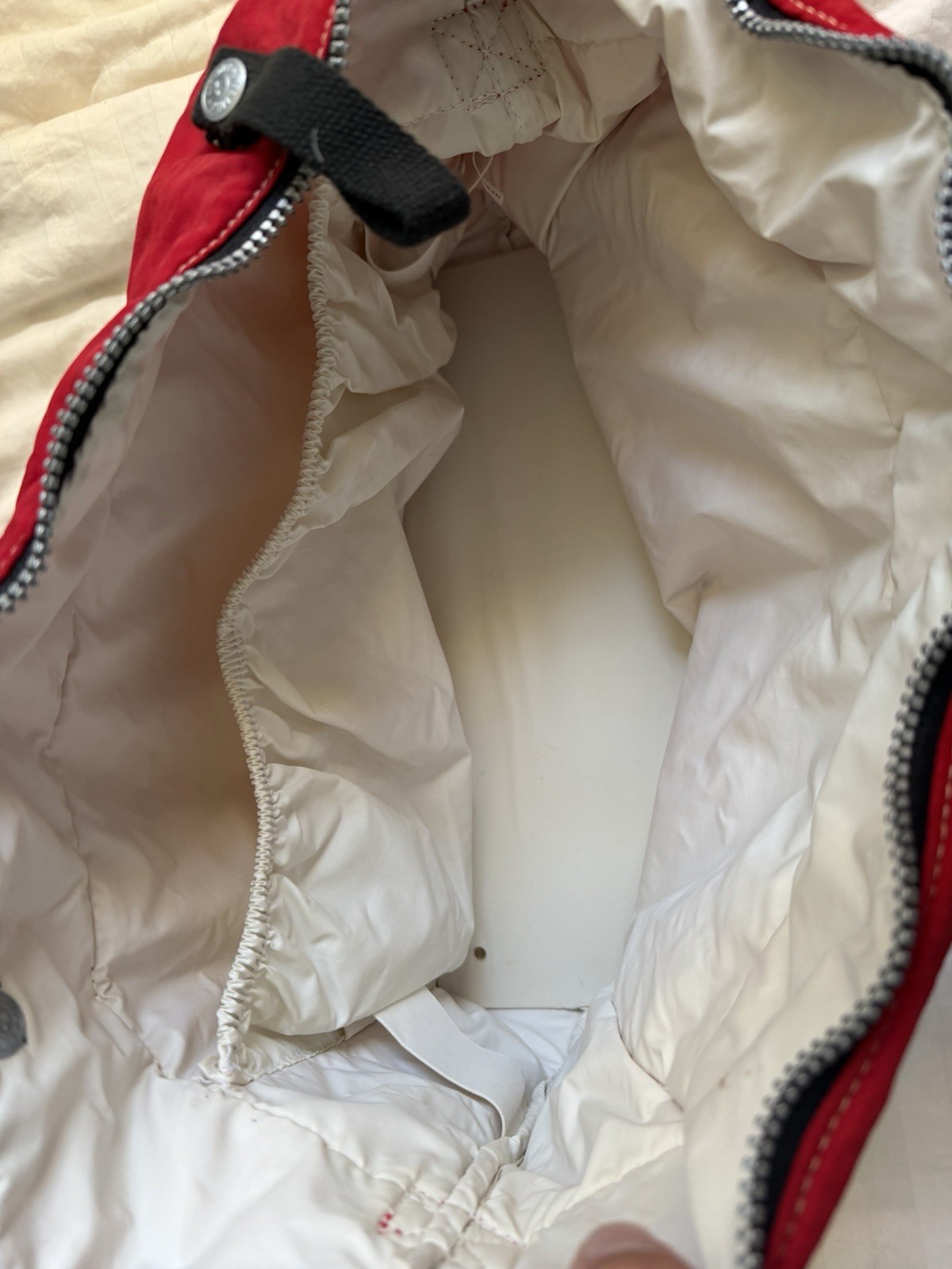 Vintage Red Kipling Shoulder Bag