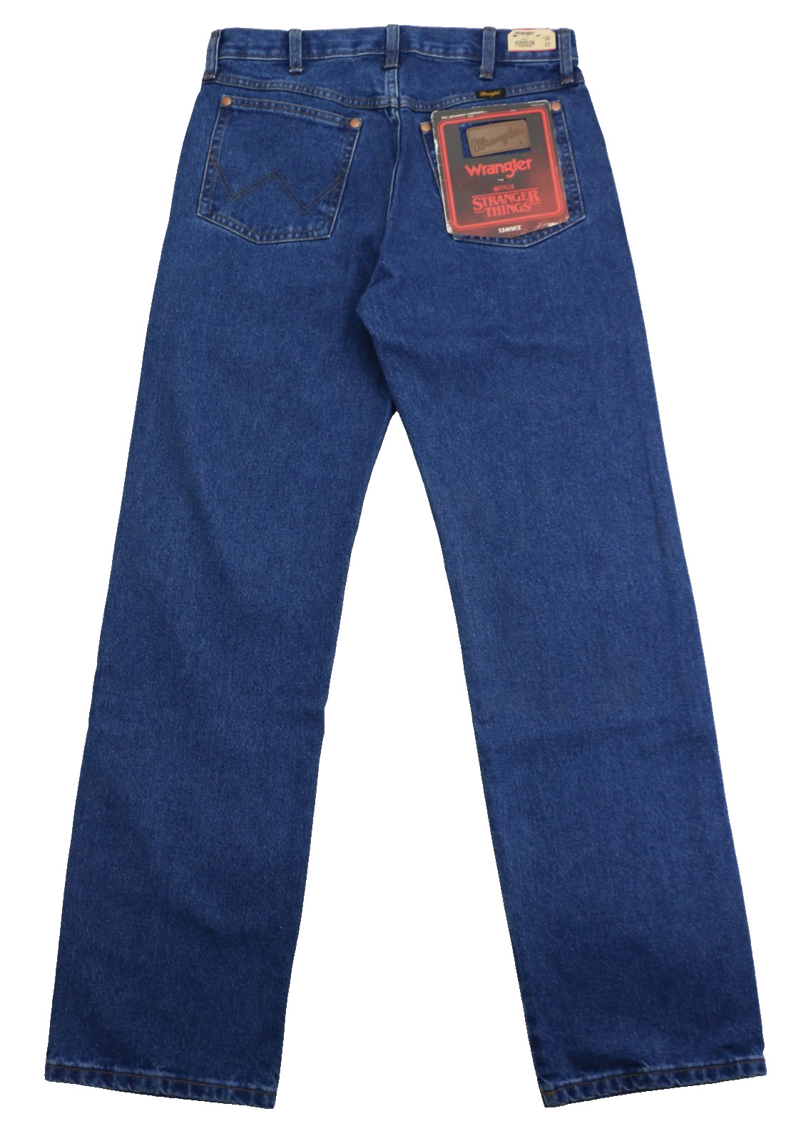 Wrangler x Stranger Things 13MWZ Cowboy Cut Jeans Dark Indigo 14.25 oz. Denim