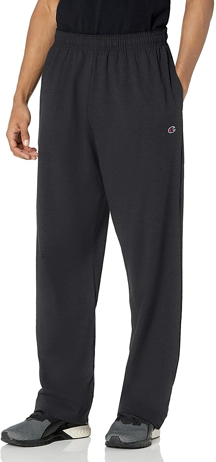 Champion Men’s Open Bottom Jersey Sweatpants